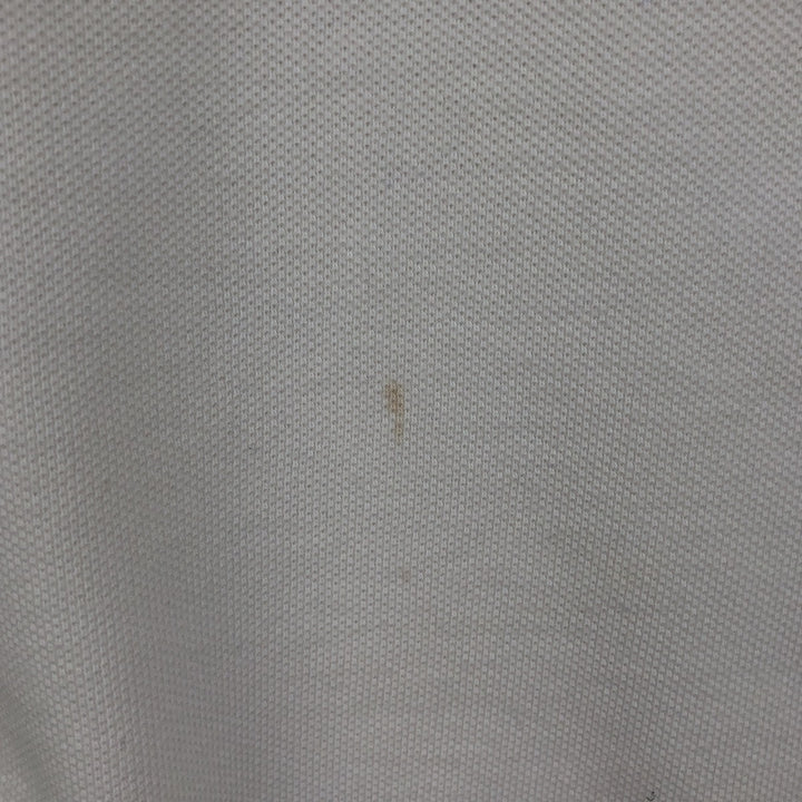 Ralph Lauren Big Pony Short-Sleeve Polo Shirt, Women's Size L (approx.) cotton white type Vintage Second Hand