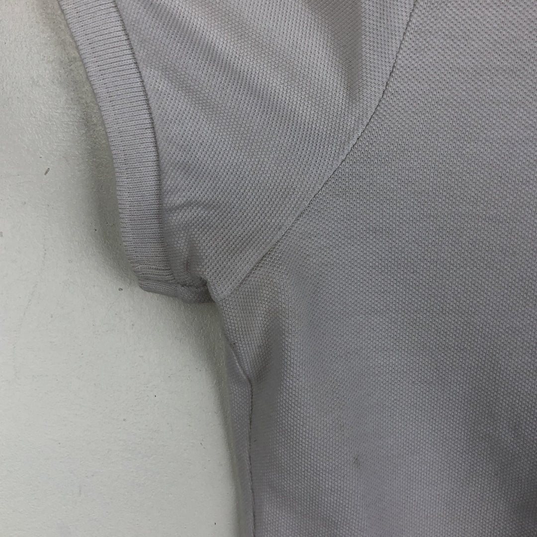 Ralph Lauren Big Pony Short-Sleeve Polo Shirt, Women's Size L (approx.) cotton white type Vintage Second Hand