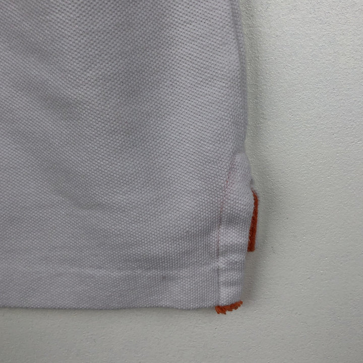 Ralph Lauren Big Pony Short-Sleeve Polo Shirt, Women's Size L (approx.) cotton white type Vintage Second Hand