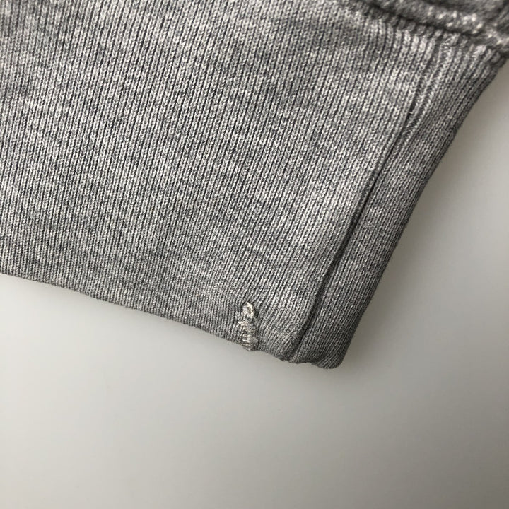 Adidas full-zip sweatshirt hoodie, women's size M (approx.) cotton gray type Vintage Second Hand