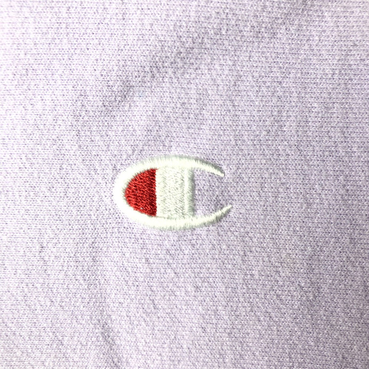 Champion REVERSE WEAVE Reverse Weave Sweat Full Zip Hoodie Women's L size cotton purple type Vintage Second Hand