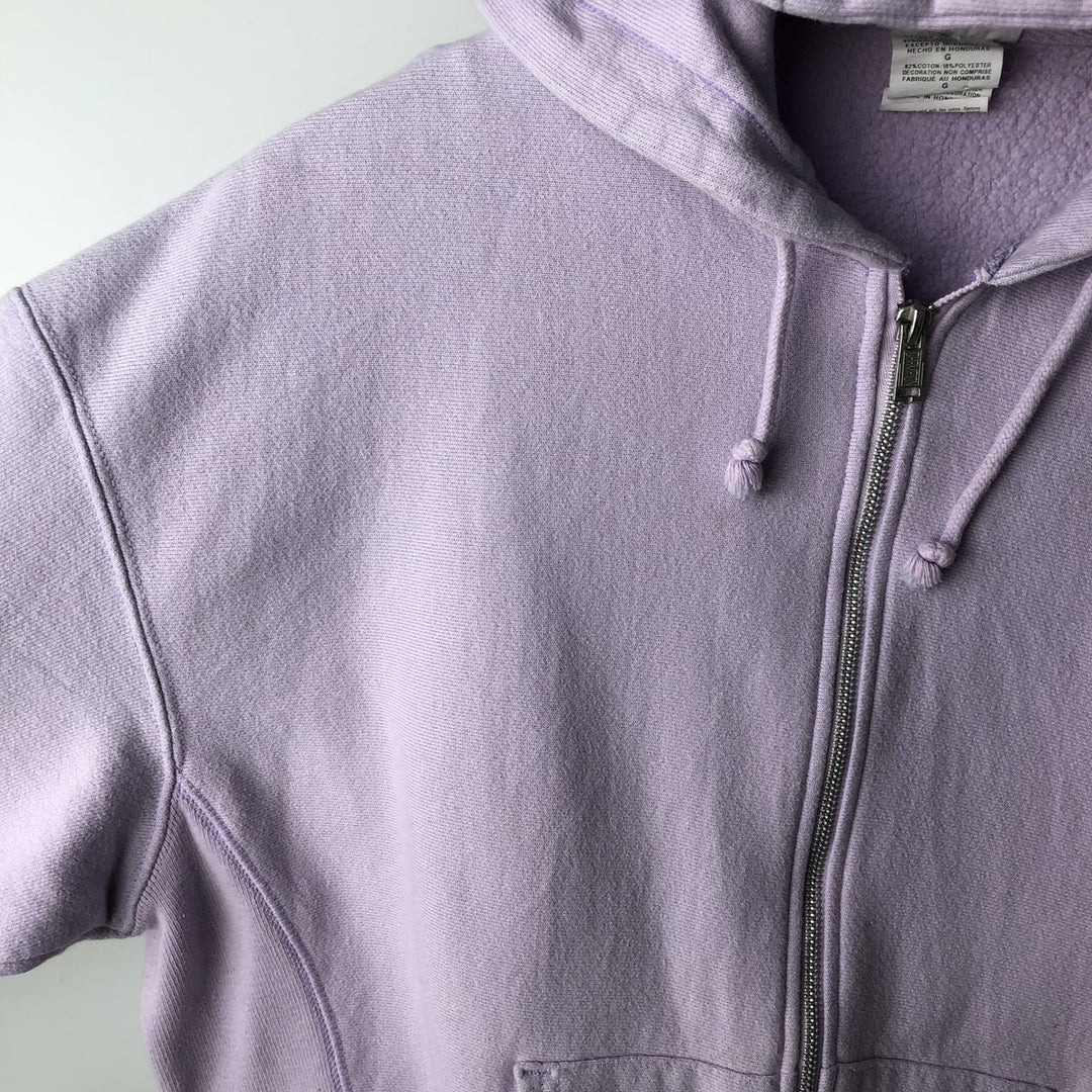 Champion REVERSE WEAVE Reverse Weave Sweat Full Zip Hoodie Women's L size cotton purple type Vintage Second Hand