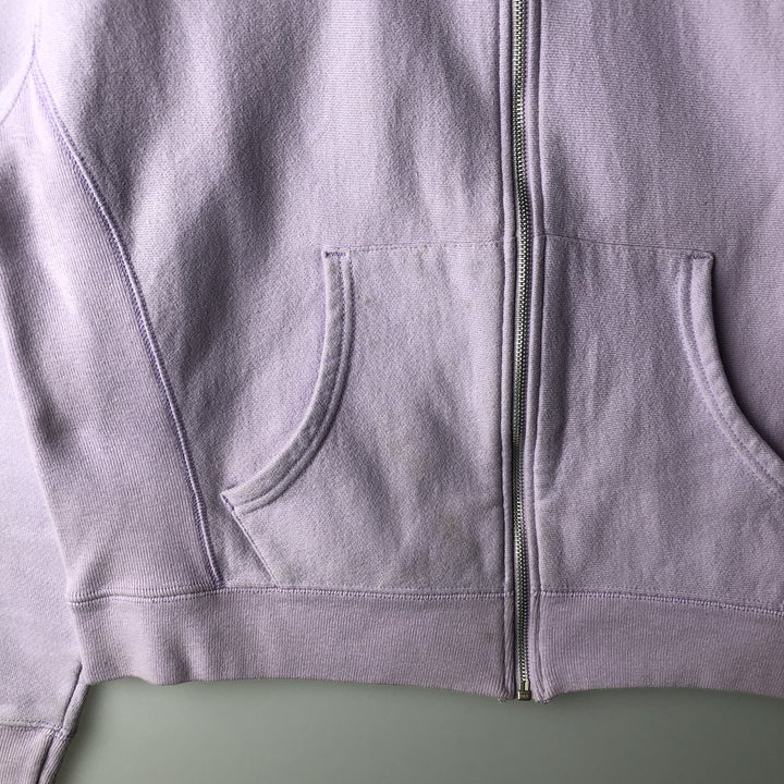 Champion REVERSE WEAVE Reverse Weave Sweat Full Zip Hoodie Women's L size cotton purple type Vintage Second Hand