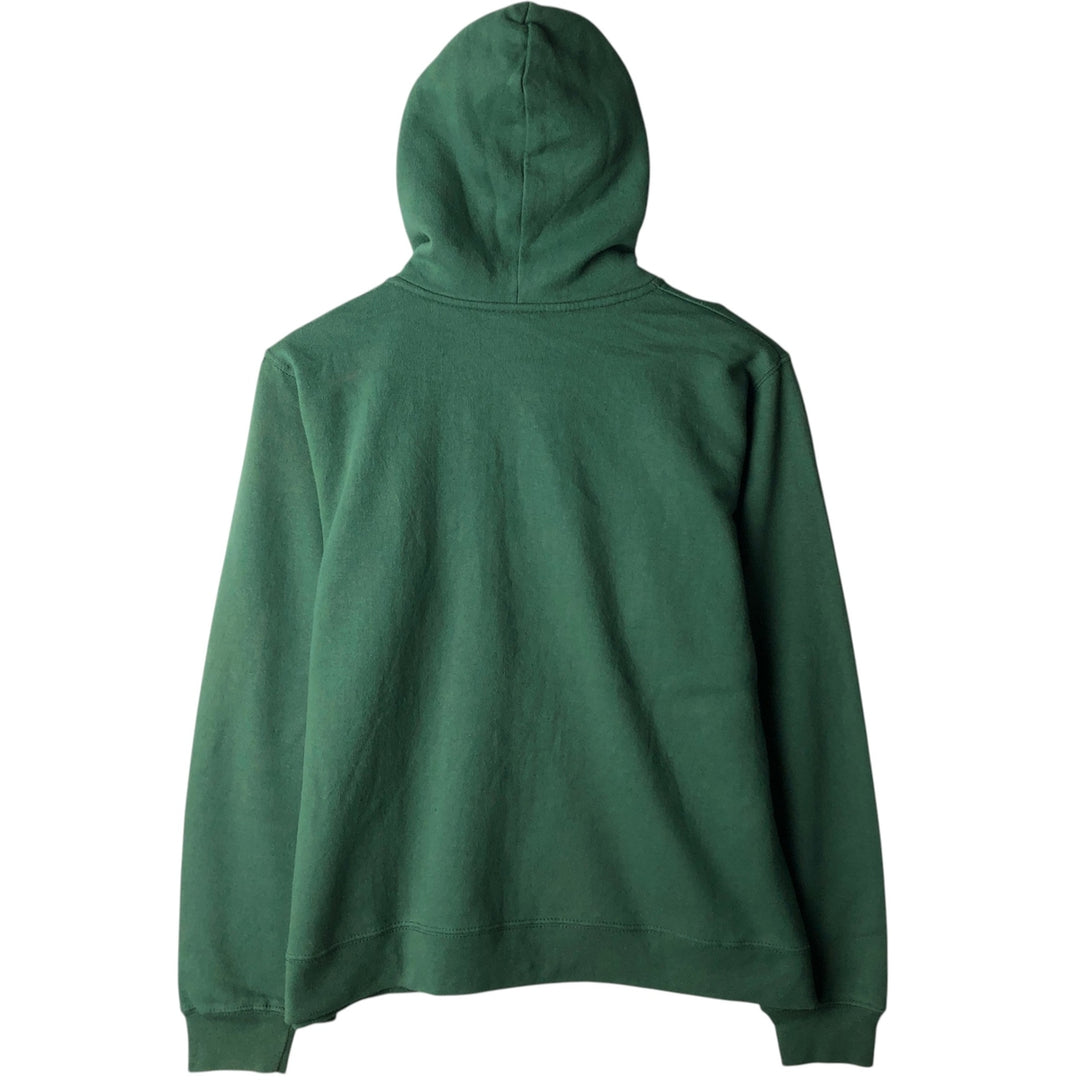 NFL TEAM APPAREL 45th Super Bowl NFL Green Bay Packers Full-Zip Sweatshirt Hoodie (Women's Size L) cotton green type Vintage Second Hand