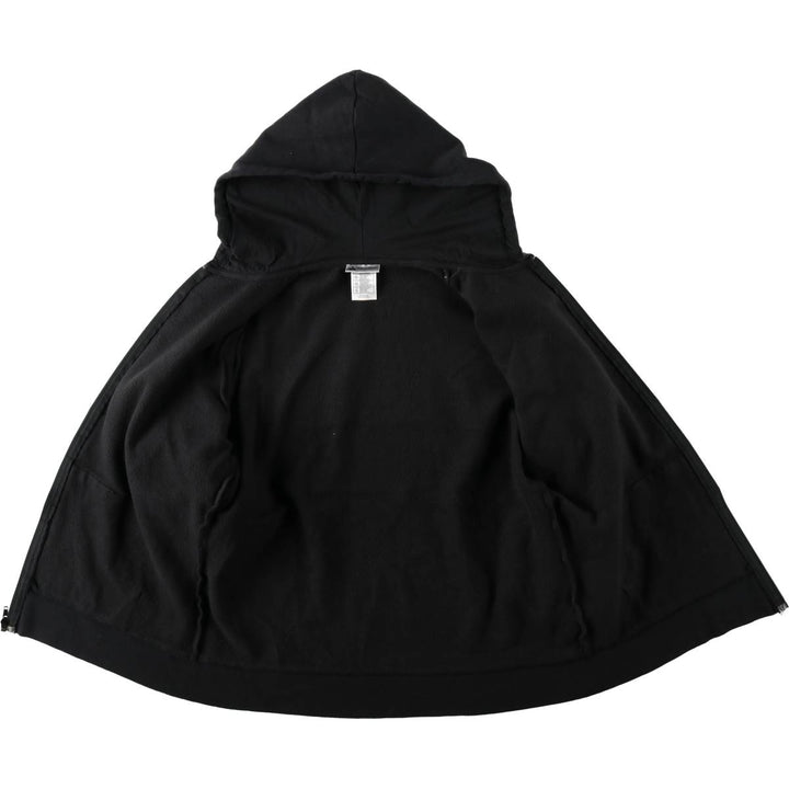 DISNEY PARKS Sweat Full-Zip Hoodie, Women's Size XL (approx.) cotton black type Vintage Second Hand