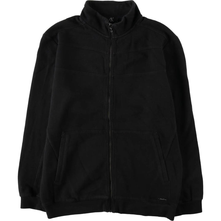 Vintage 90s-00'S Calvin Klein full-zip sweatshirt, size M, men's cotton black type Vintage Second Hand