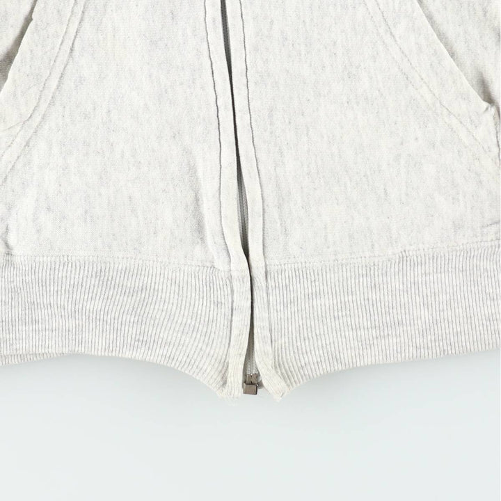 1990'S US Army Military Issue Full-Zip Sweatshirt Hoodie, Made in USA, Medium Size (equivalent to Women's M), Vintage cotton gray type Vintage Second Hand