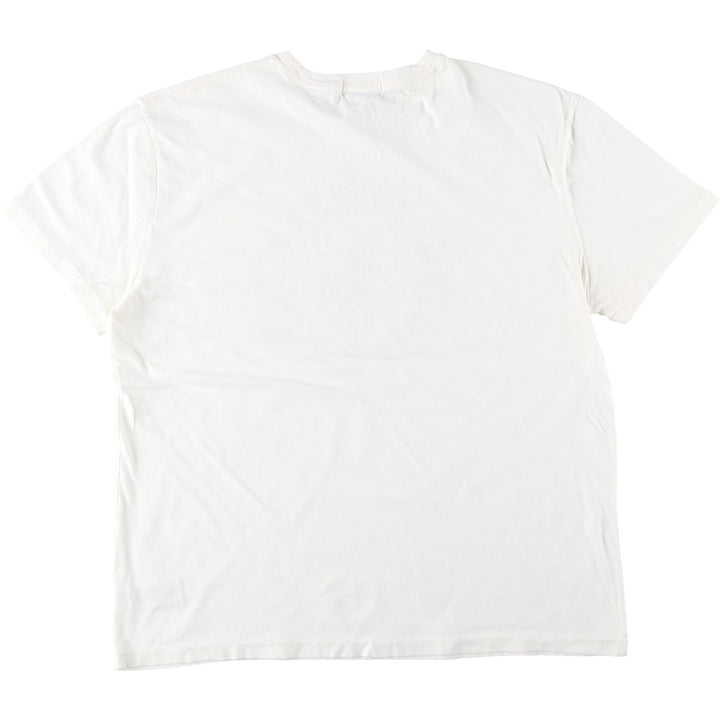 Ralph Lauren POLO RALPH LAUREN CLASSIC FIT short-sleeved logo T-shirt, men's size XL cotton white type Vintage Second Hand