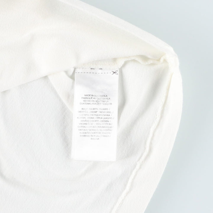 Ralph Lauren POLO RALPH LAUREN CLASSIC FIT short-sleeved logo T-shirt, men's size XL cotton white type Vintage Second Hand
