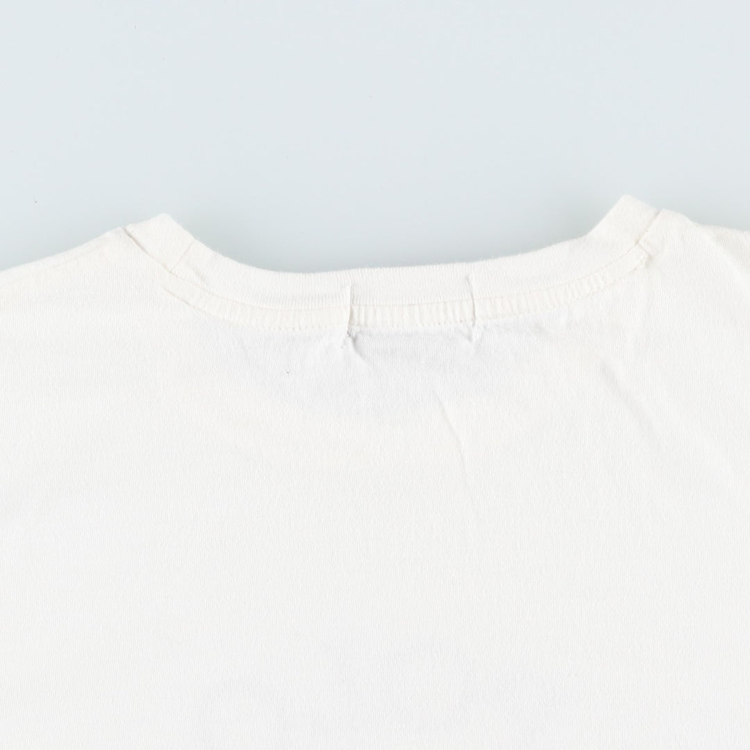 Ralph Lauren POLO RALPH LAUREN CLASSIC FIT short-sleeved logo T-shirt, men's size XL cotton white type Vintage Second Hand