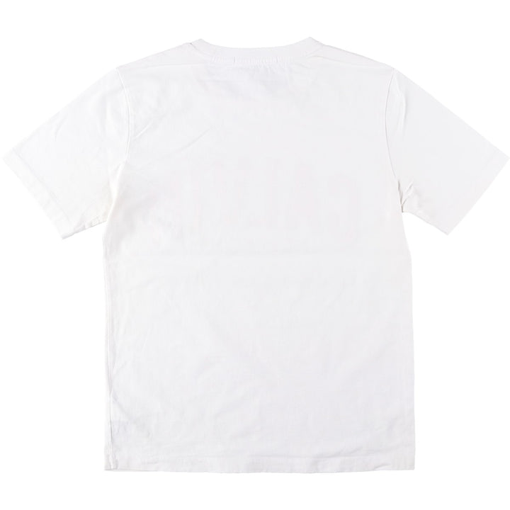 Calvin Klein Jeans Short Sleeve Logo T-Shirt, Men's Size L cotton white type Vintage Second Hand