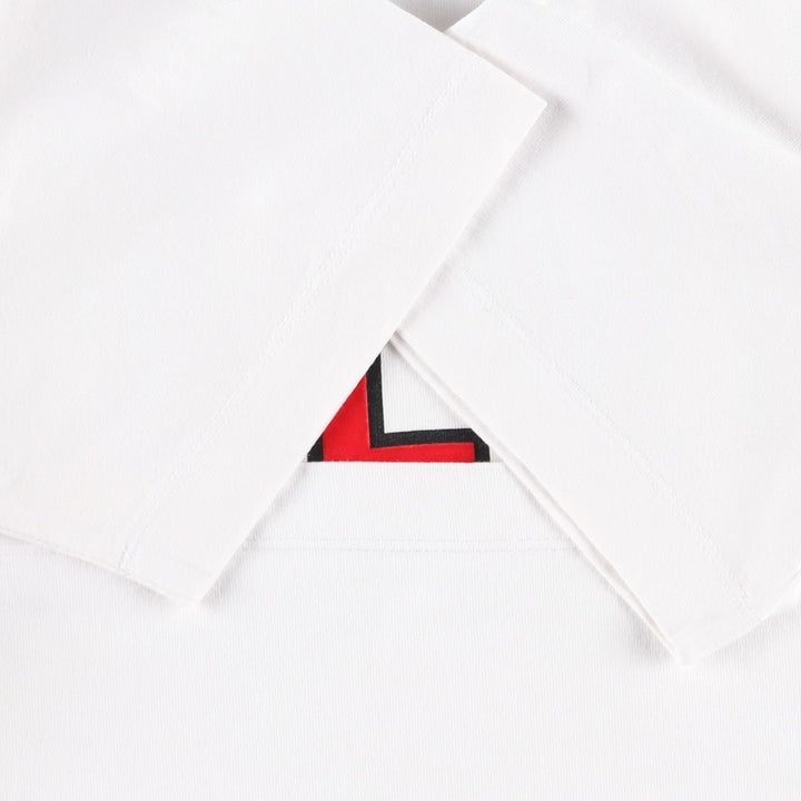 Calvin Klein Jeans Short Sleeve Logo T-Shirt, Men's Size L cotton white type Vintage Second Hand