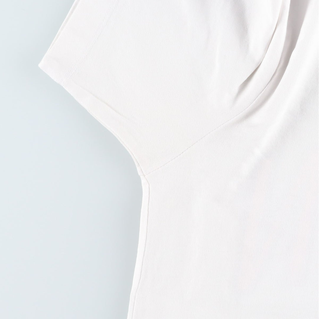 Calvin Klein Jeans Short Sleeve Logo T-Shirt, Men's Size L cotton white type Vintage Second Hand