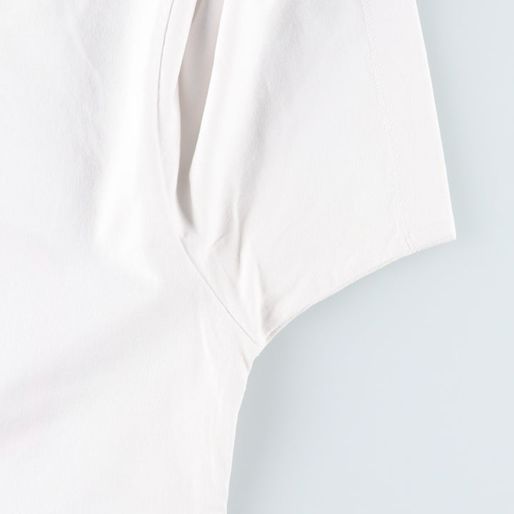 Calvin Klein Jeans Short Sleeve Logo T-Shirt, Men's Size L cotton white type Vintage Second Hand
