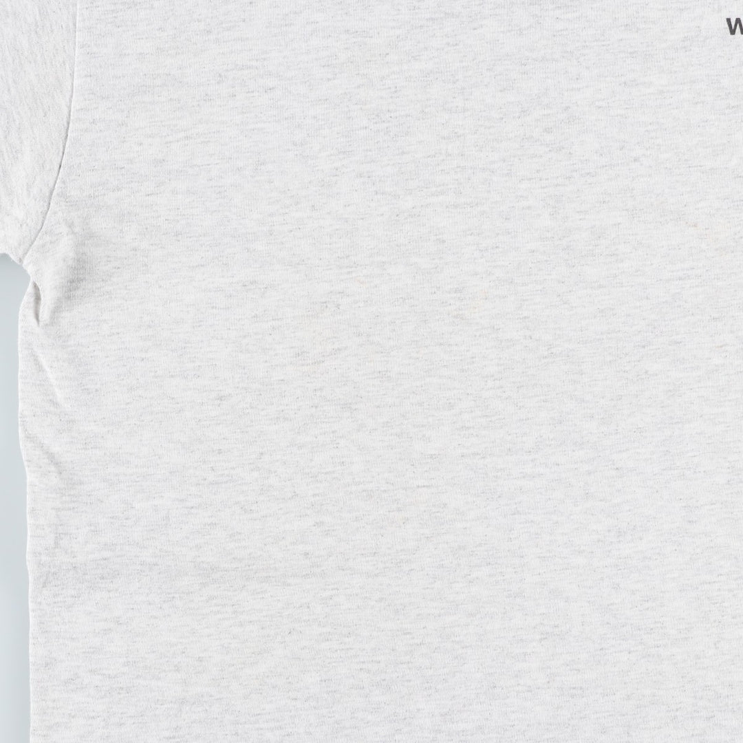 Woolrich WOOLRICH Short-Sleeve Logo T-Shirt, Made in USA, Men's Size XL (approx.) cotton gray type Vintage Second Hand