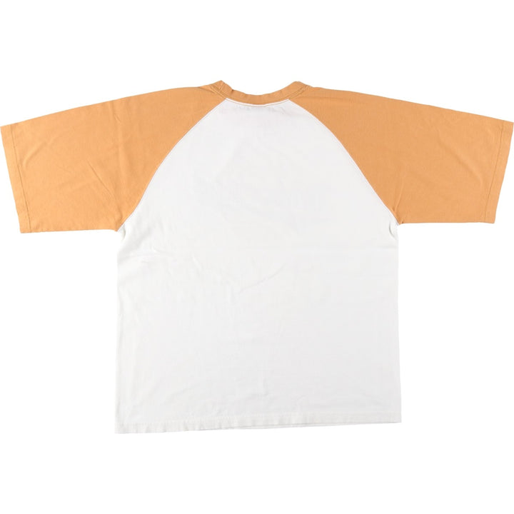 Timberland Short-Sleeve Logo T-Shirt, Men's Size XL (approx.) cotton white type Vintage Second Hand
