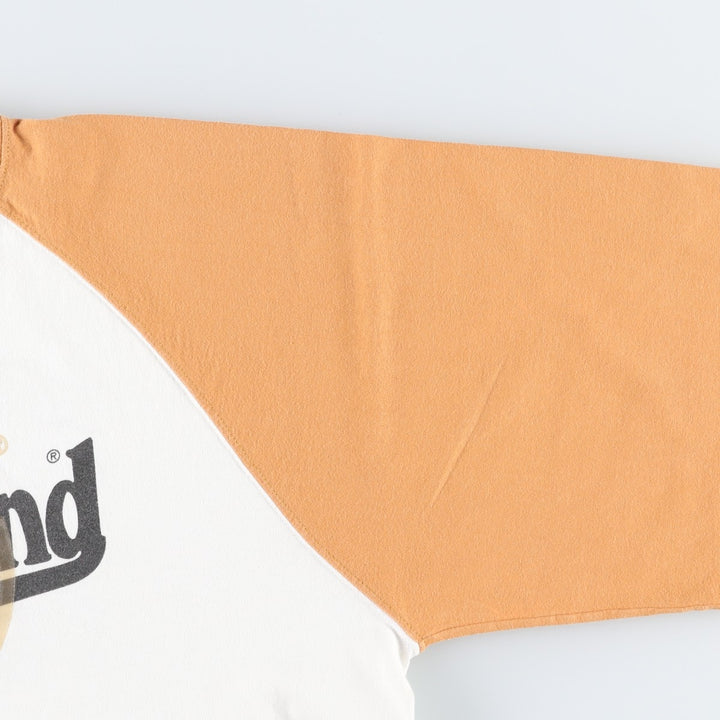 Timberland Short-Sleeve Logo T-Shirt, Men's Size XL (approx.) cotton white type Vintage Second Hand