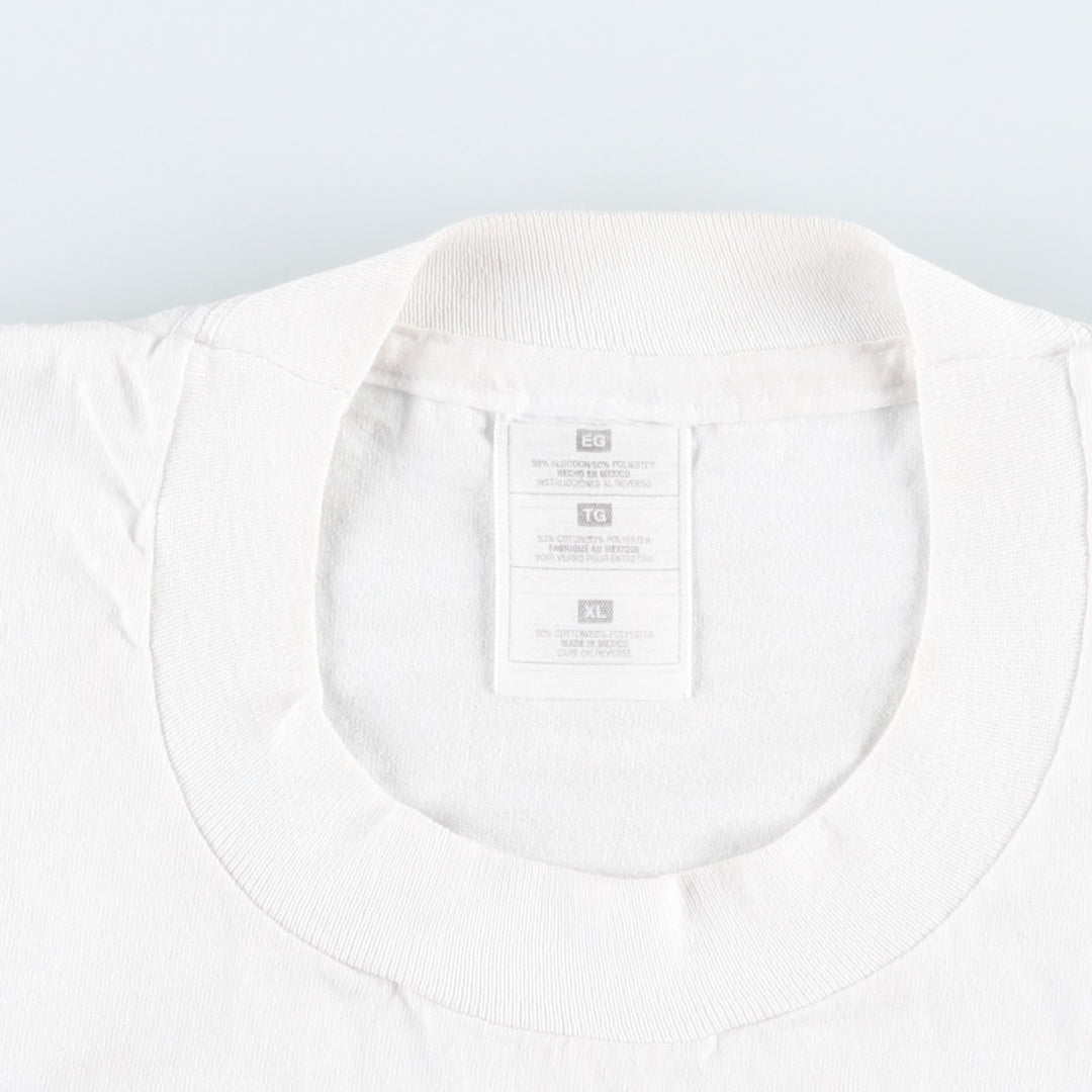 GUESS Short-Sleeve Printed T-Shirt, Men's Size XL (approx.) cotton white type Vintage Second Hand