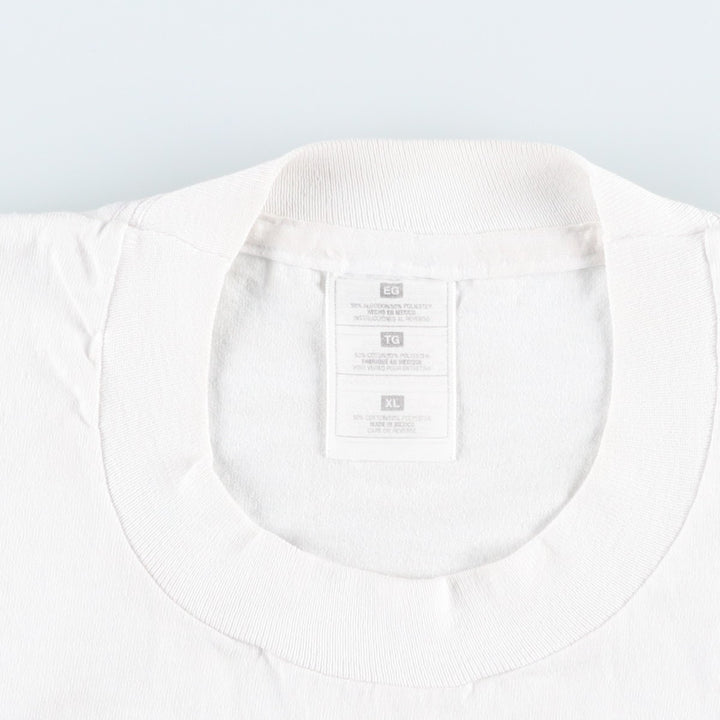 GUESS Short-Sleeve Printed T-Shirt, Men's Size XL (approx.) cotton white type Vintage Second Hand