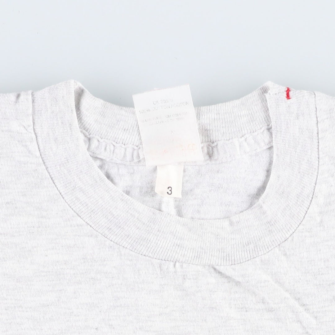 Guess Short-Sleeve Printed T-Shirt, Men's Size L (approx.) cotton gray type Vintage Second Hand