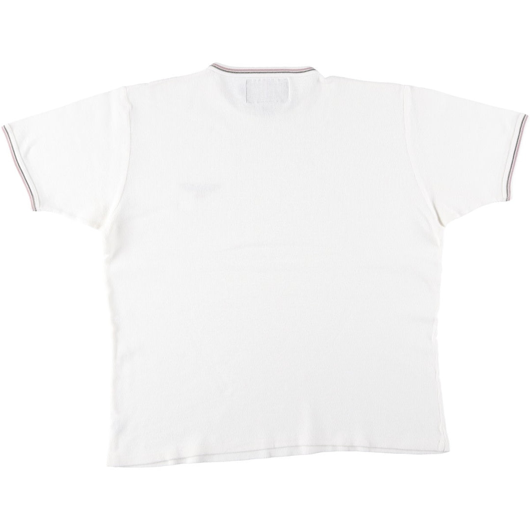 Ralph Lauren POLO SPORT Short-Sleeve T-Shirt with One-Point Logo, Men's Size L (approx.) cotton white type Vintage Second Hand