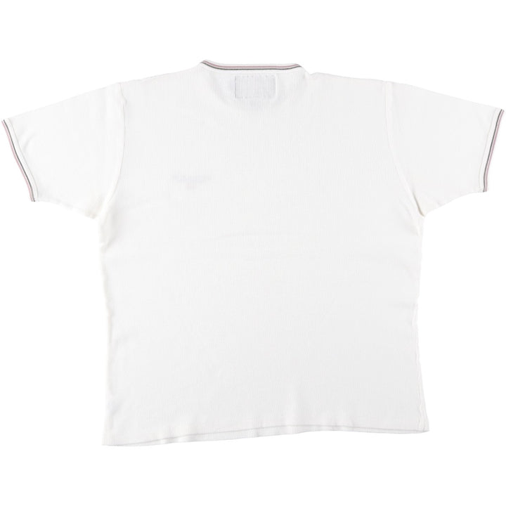 Ralph Lauren POLO SPORT Short-Sleeve T-Shirt with One-Point Logo, Men's Size L (approx.) cotton white type Vintage Second Hand