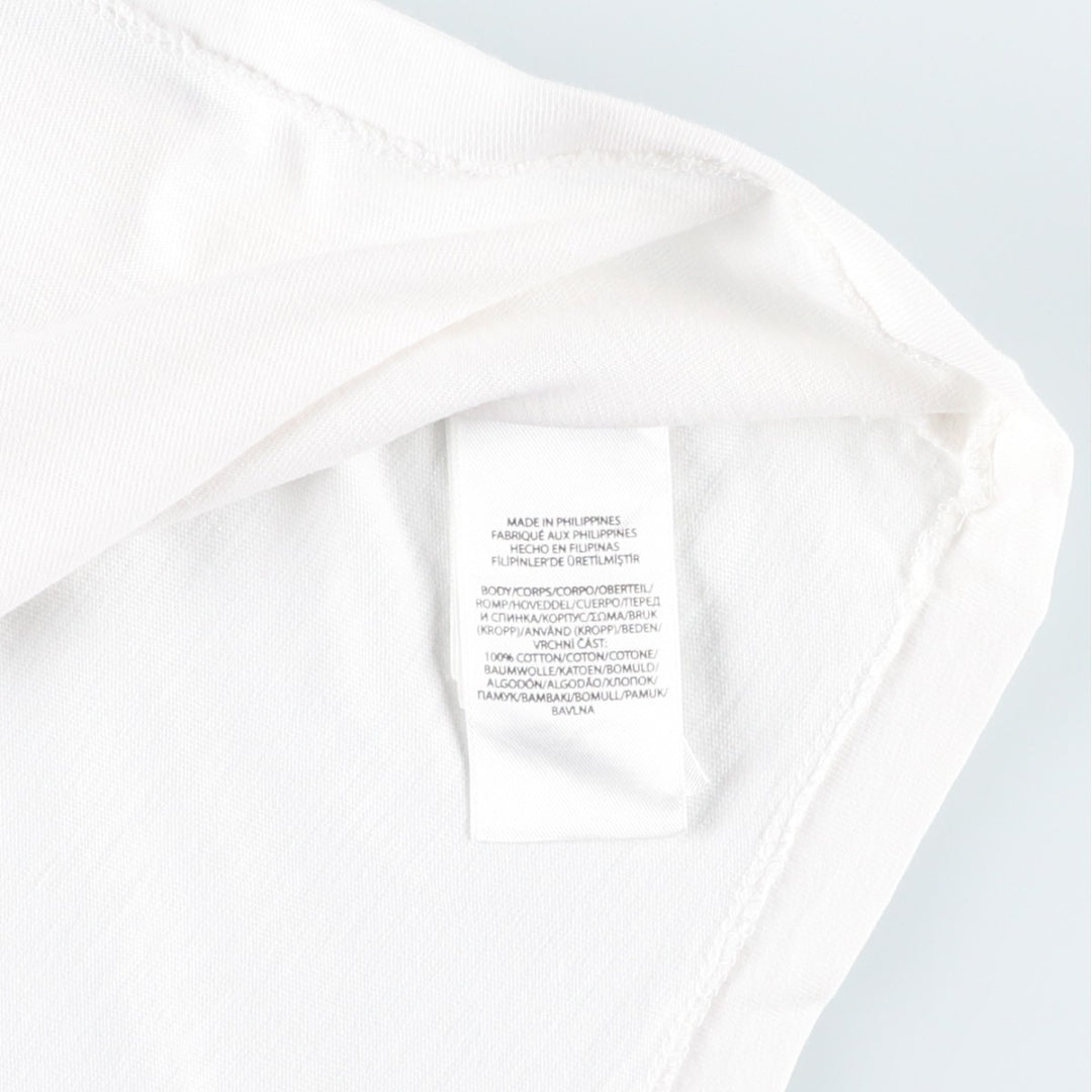 Ralph Lauren POLO by Ralph Lauren CLASSIC FIT Short-Sleeve Printed T-Shirt, Men's Size L (approx.) cotton white type Vintage Second Hand