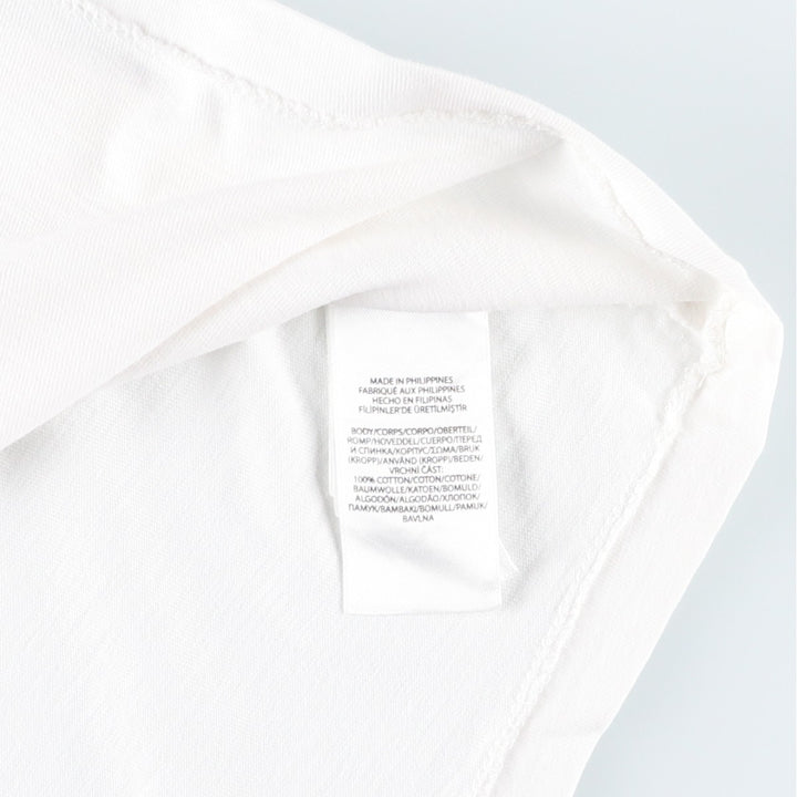 Ralph Lauren POLO by Ralph Lauren CLASSIC FIT Short-Sleeve Printed T-Shirt, Men's Size L (approx.) cotton white type Vintage Second Hand