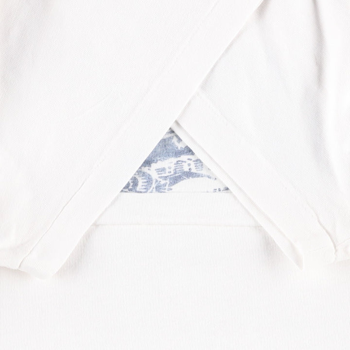 Ralph Lauren POLO by Ralph Lauren CLASSIC FIT Short-Sleeve Printed T-Shirt, Men's Size L (approx.) cotton white type Vintage Second Hand