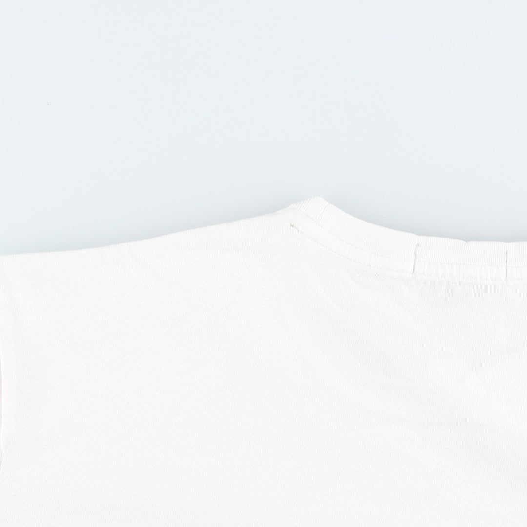 Ralph Lauren POLO by Ralph Lauren CLASSIC FIT Short-Sleeve Printed T-Shirt, Men's Size L (approx.) cotton white type Vintage Second Hand