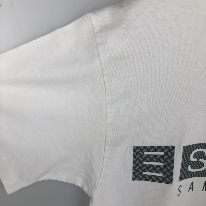~90'S Esprit Short-Sleeve Logo T-Shirt, Men's Size S (Equivalent), Vintage unclear white type Vintage Second Hand