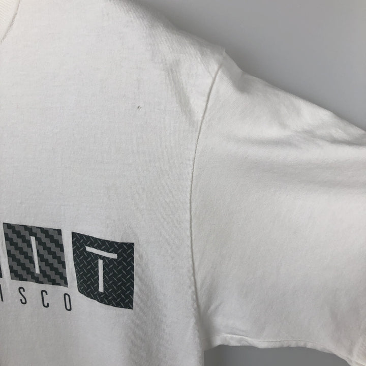 ~90'S Esprit Short-Sleeve Logo T-Shirt, Men's Size S (Equivalent), Vintage unclear white type Vintage Second Hand