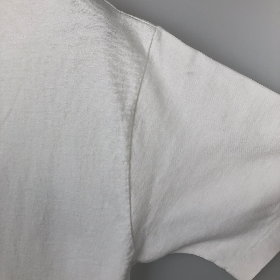 ~90'S Esprit Short-Sleeve Logo T-Shirt, Men's Size S (Equivalent), Vintage unclear white type Vintage Second Hand
