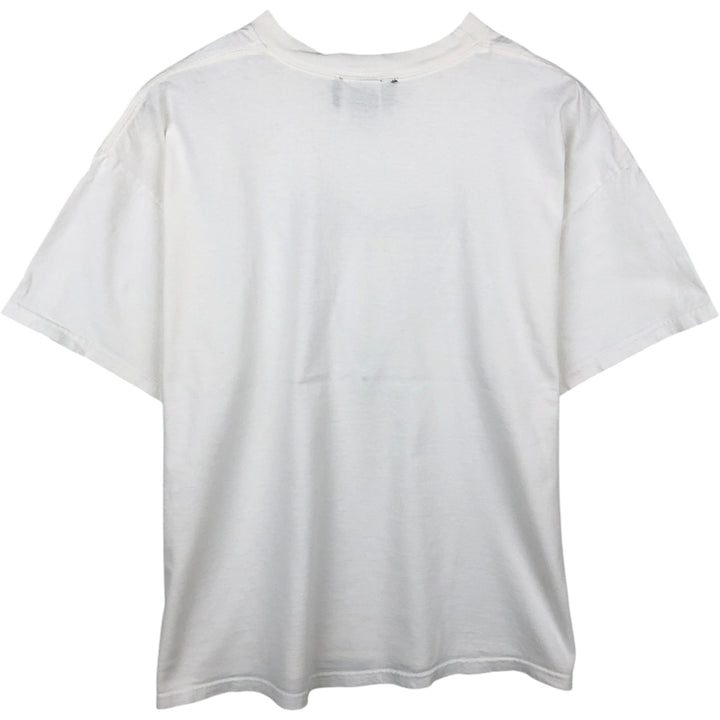 Eddie Bauer Short-Sleeve Printed T-Shirt, Men's Size XL (approx.) cotton white type Vintage Second Hand