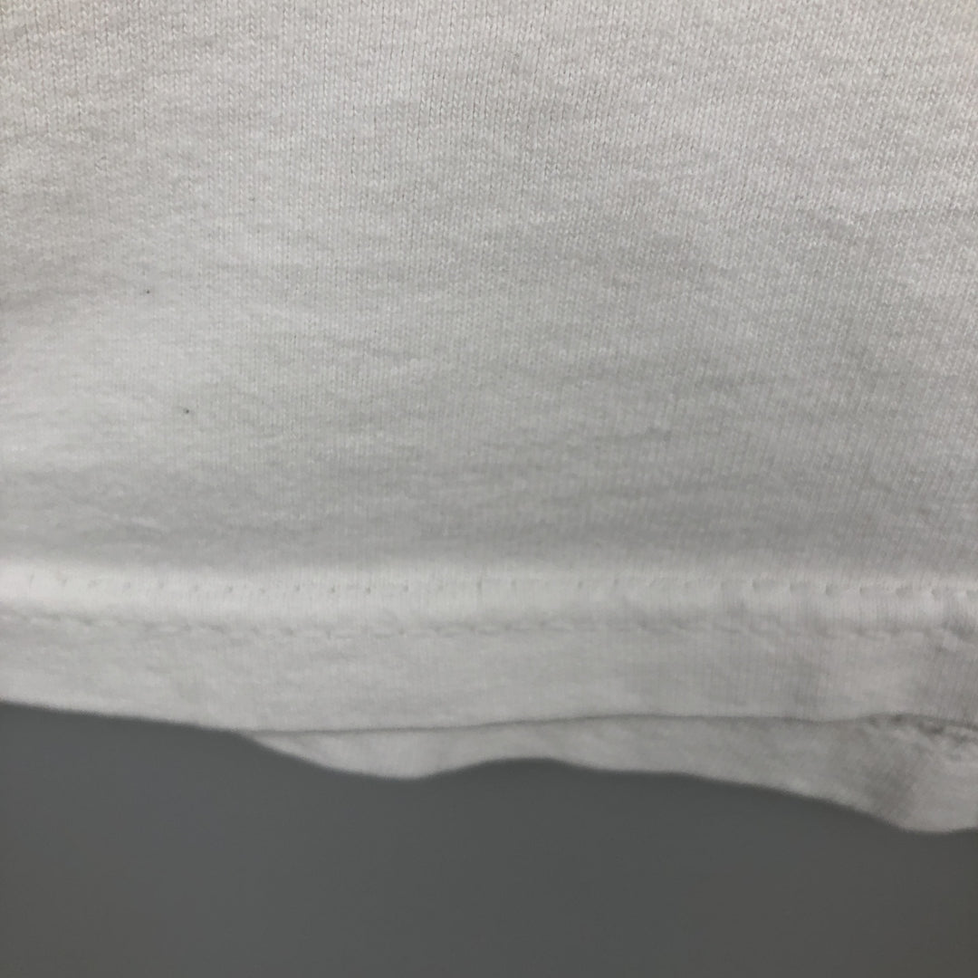 Eddie Bauer Short-Sleeve Printed T-Shirt, Men's Size XL (approx.) cotton white type Vintage Second Hand