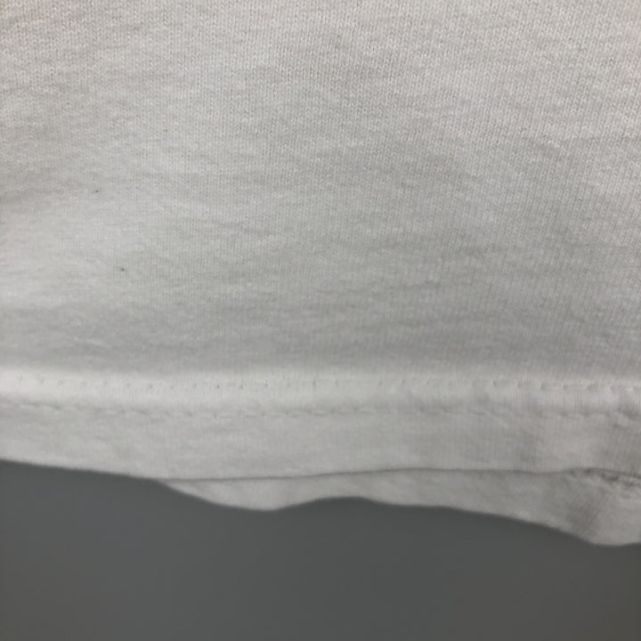 Eddie Bauer Short-Sleeve Printed T-Shirt, Men's Size XL (approx.) cotton white type Vintage Second Hand