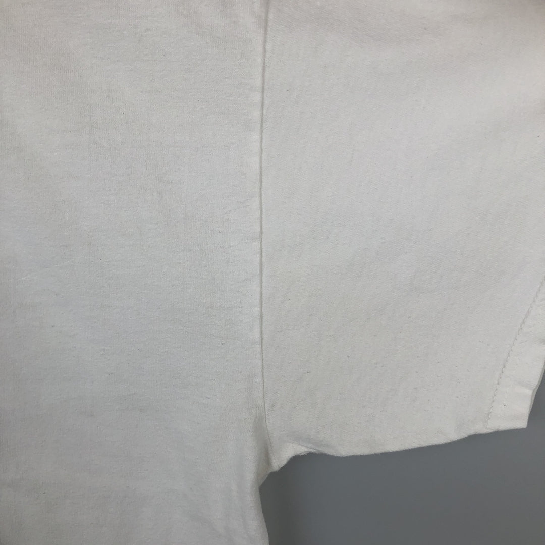 Eddie Bauer Short-Sleeve Printed T-Shirt, Men's Size XL (approx.) cotton white type Vintage Second Hand