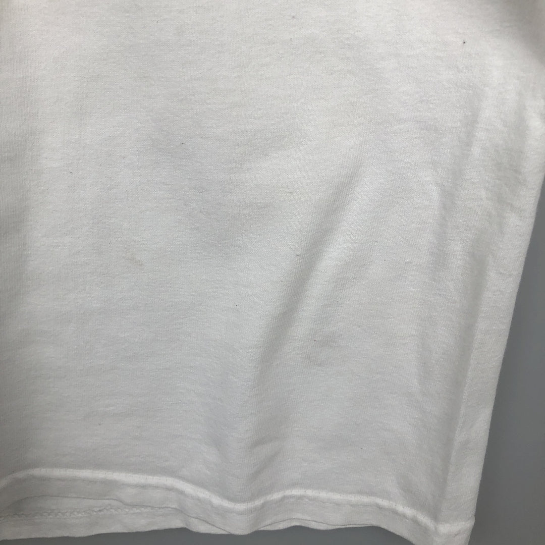 Eddie Bauer Short-Sleeve Printed T-Shirt, Men's Size XL (approx.) cotton white type Vintage Second Hand