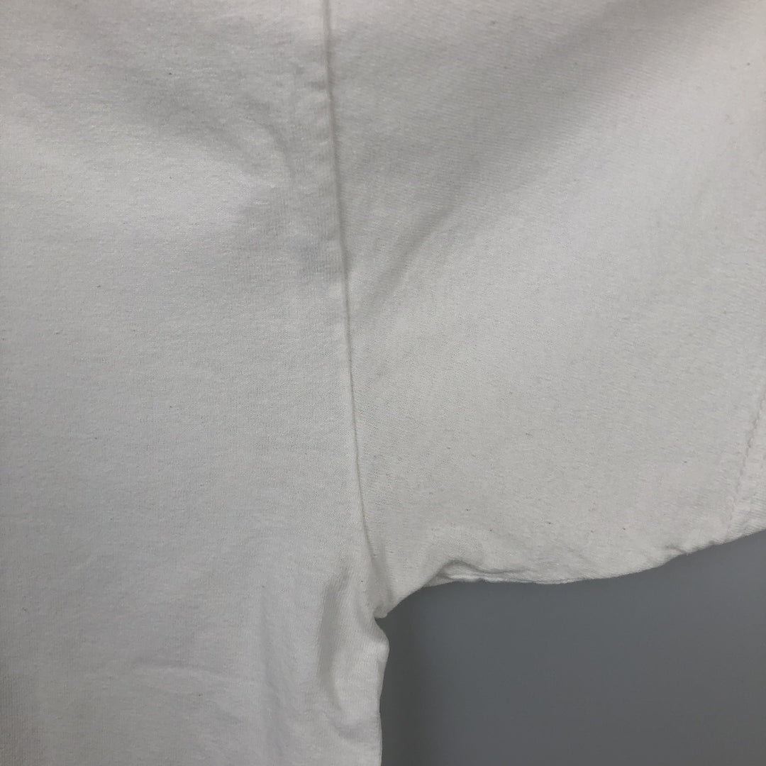 Eddie Bauer Short-Sleeve Printed T-Shirt, Men's Size XL (approx.) cotton white type Vintage Second Hand