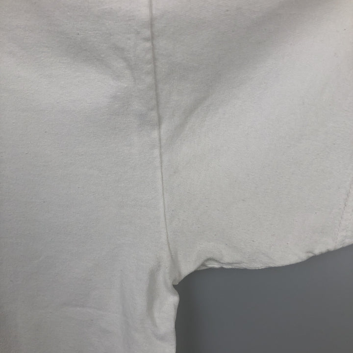 Eddie Bauer Short-Sleeve Printed T-Shirt, Men's Size XL (approx.) cotton white type Vintage Second Hand