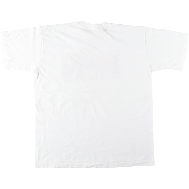 90'S Banana Republic Short-Sleeve Printed T-Shirt, Men's Size L (Equivalent), Vintage cotton white type Vintage Second Hand