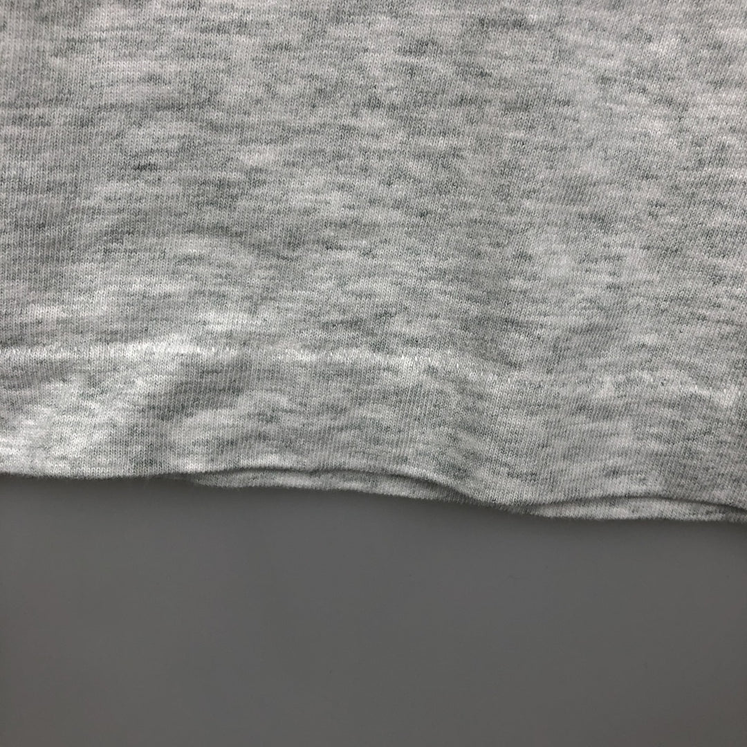 90'S Fruit of the Loom printed T-shirt, made in the USA, men's XL size, vintage cotton gray type Vintage Second Hand