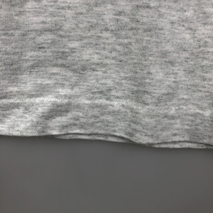 90'S Fruit of the Loom printed T-shirt, made in the USA, men's XL size, vintage cotton gray type Vintage Second Hand