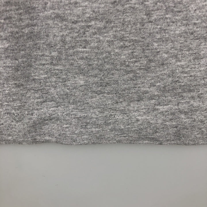 90'S Anvil Printed T-shirt, Made in USA, Men's L size, Vintage cotton gray type Vintage Second Hand