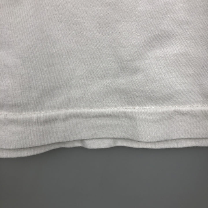 Printed T-shirt, men's size XL unclear white type Vintage Second Hand