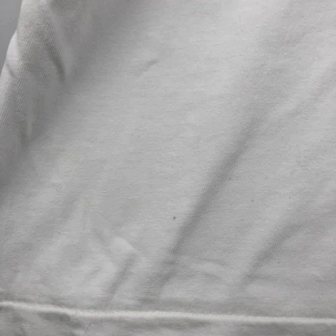 Printed T-shirt, men's size XL unclear white type Vintage Second Hand