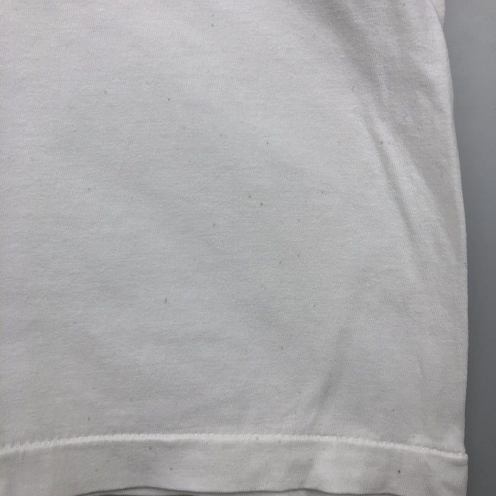 Printed T-shirt, men's size XL unclear white type Vintage Second Hand