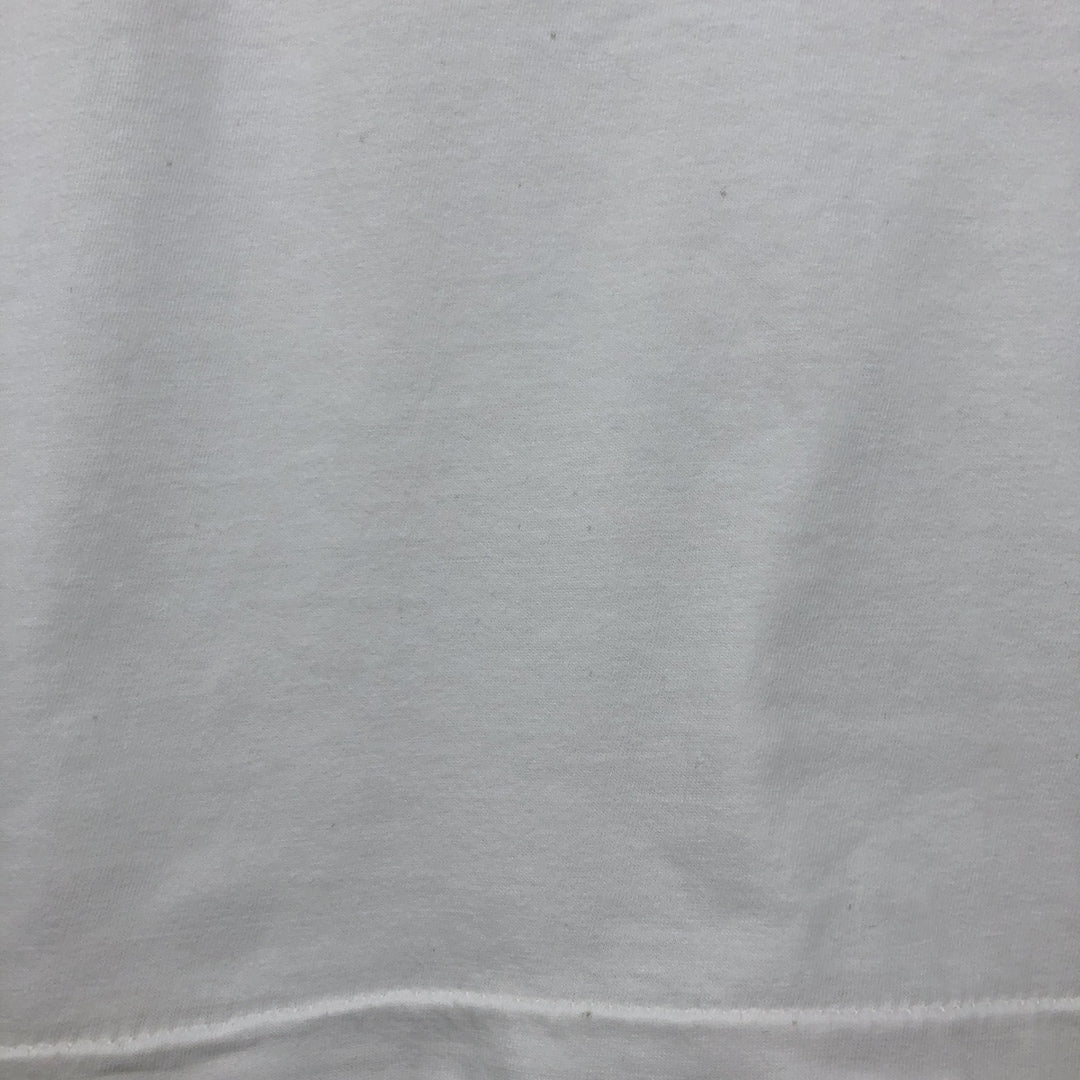 Printed T-shirt, men's size XL unclear white type Vintage Second Hand