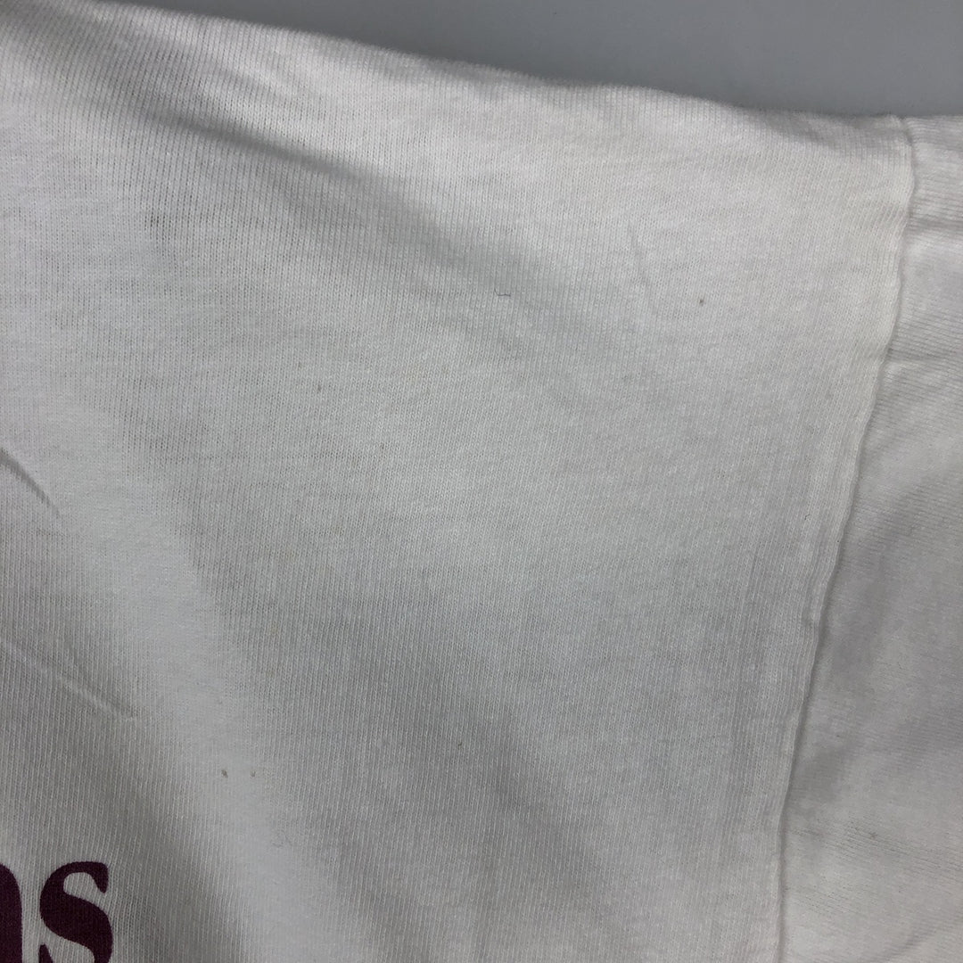 Printed T-shirt, men's size XL unclear white type Vintage Second Hand