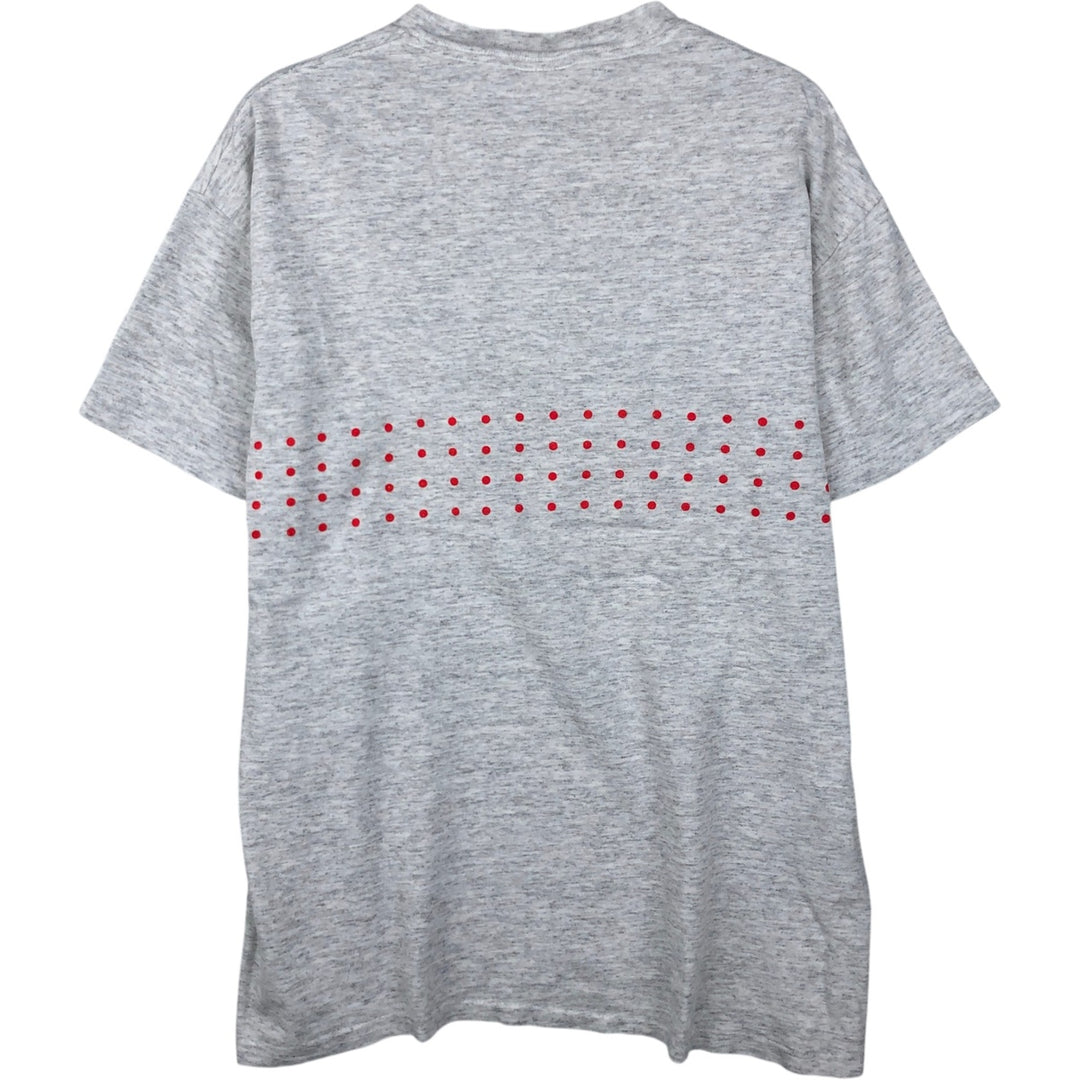 Vintage 1980'S Anvil Print T-Shirt, Made in USA, Men's Size L cotton gray type Vintage Second Hand